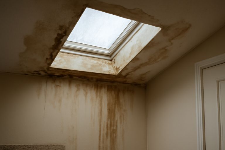 Skylight Leak Water Removal